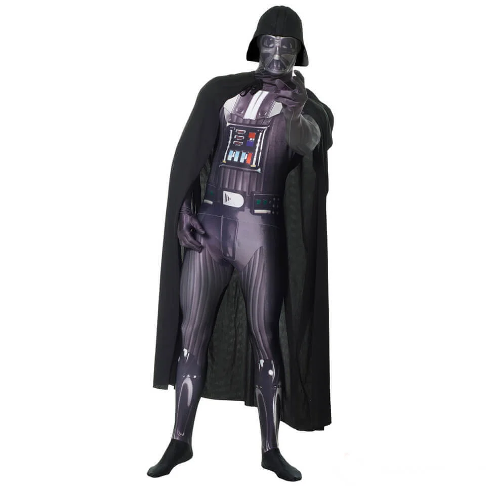 Morphsuit Adults' Deluxe Star Wars Darth Vader - M - Black Image 1
