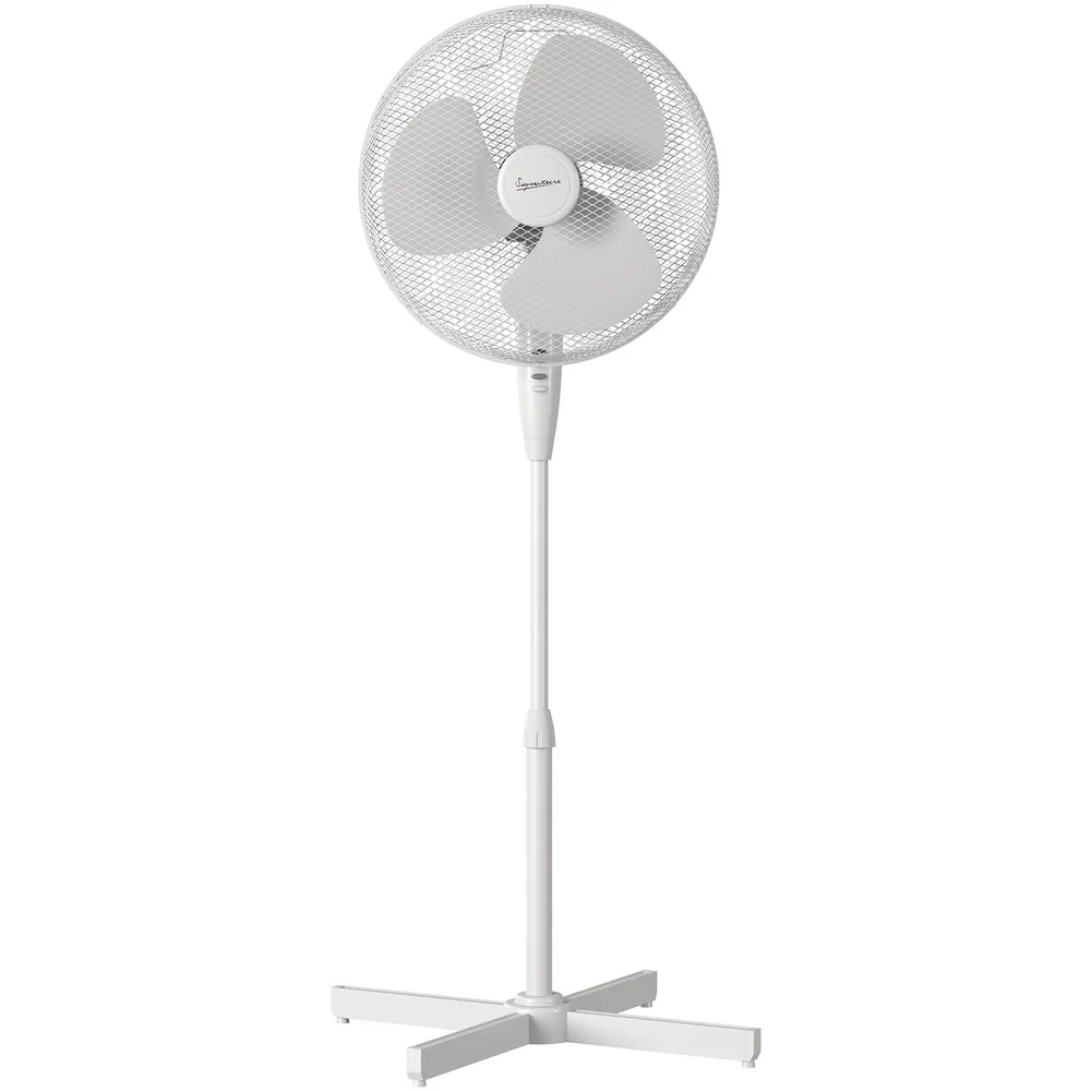 Signature S117N Pedestal Fan - White - 16 Inch Image 1