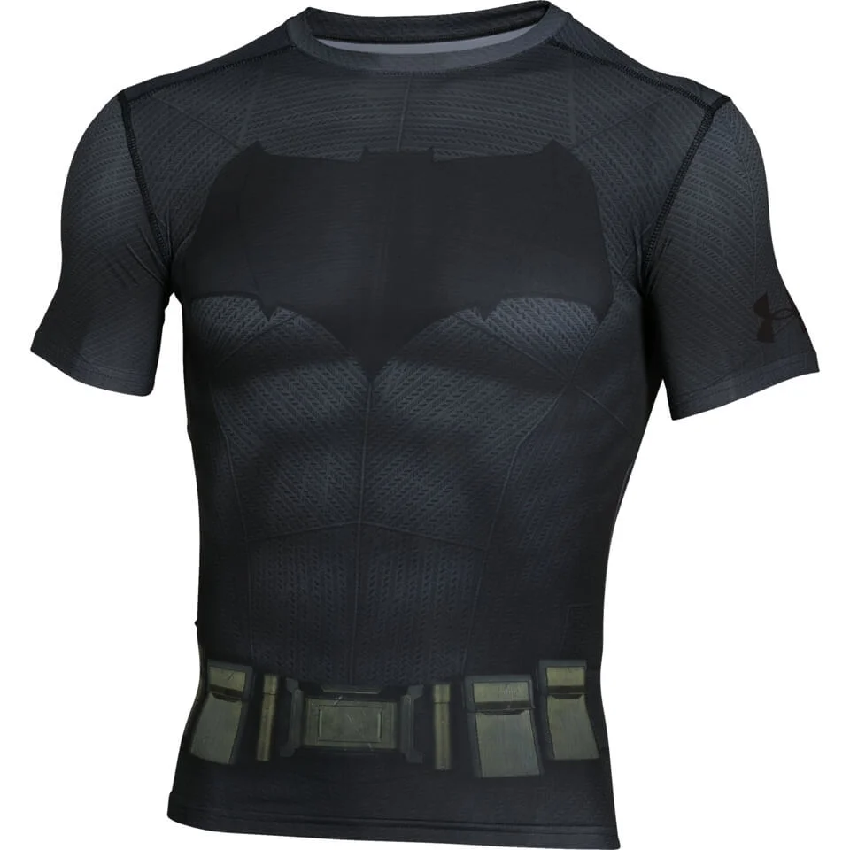 Under Armour Men's Transform Yourself Batman Compression Short Sleeve Shirt - Black - S - Black Image 1