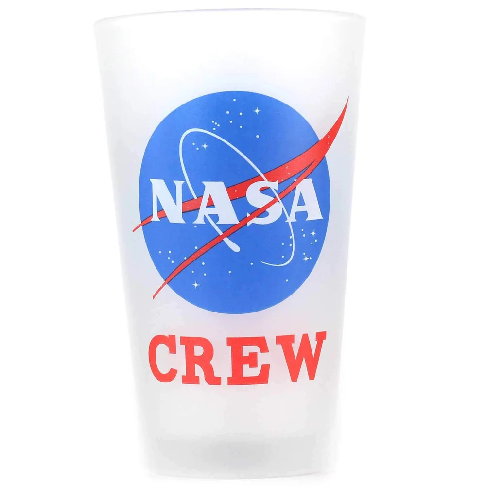 NASA Crew Drinking Glass - Large Image 1