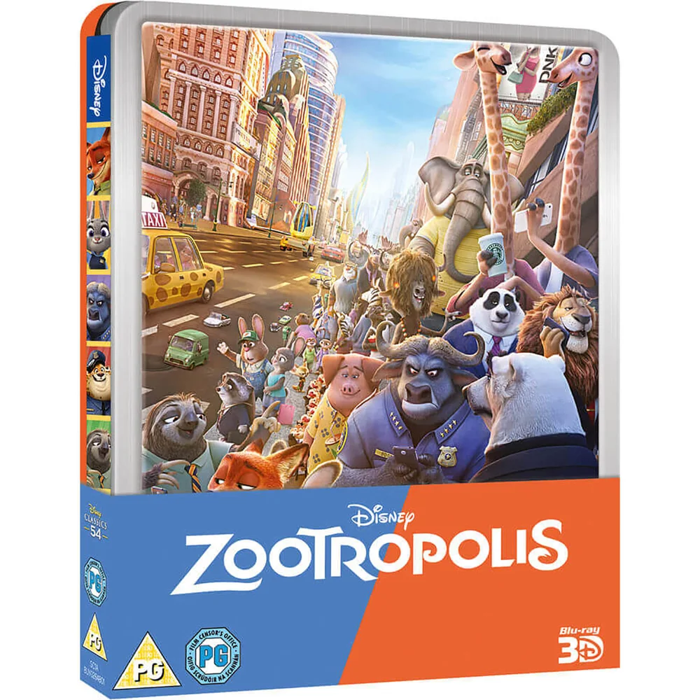 Zootropolis 3D (Includes 2D Version) - Limited Edition Steelbook Image 1