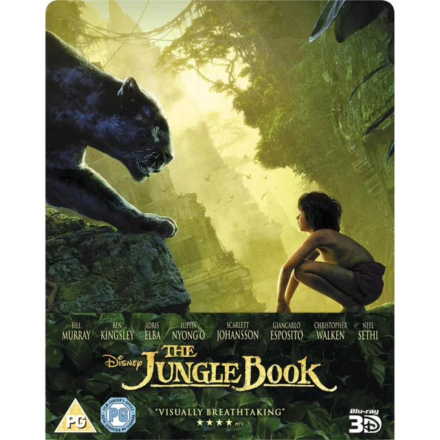 The Jungle Book 3D (Includes 2D Version) - Zavvi Exclusive Limited Edition Steelbook