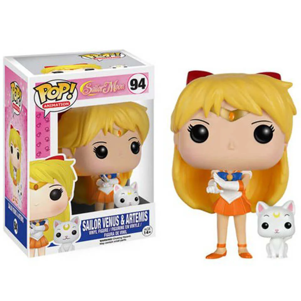 Sailor Moon Sailor Venus & Artemis Pop! Vinyl Figure Image 1