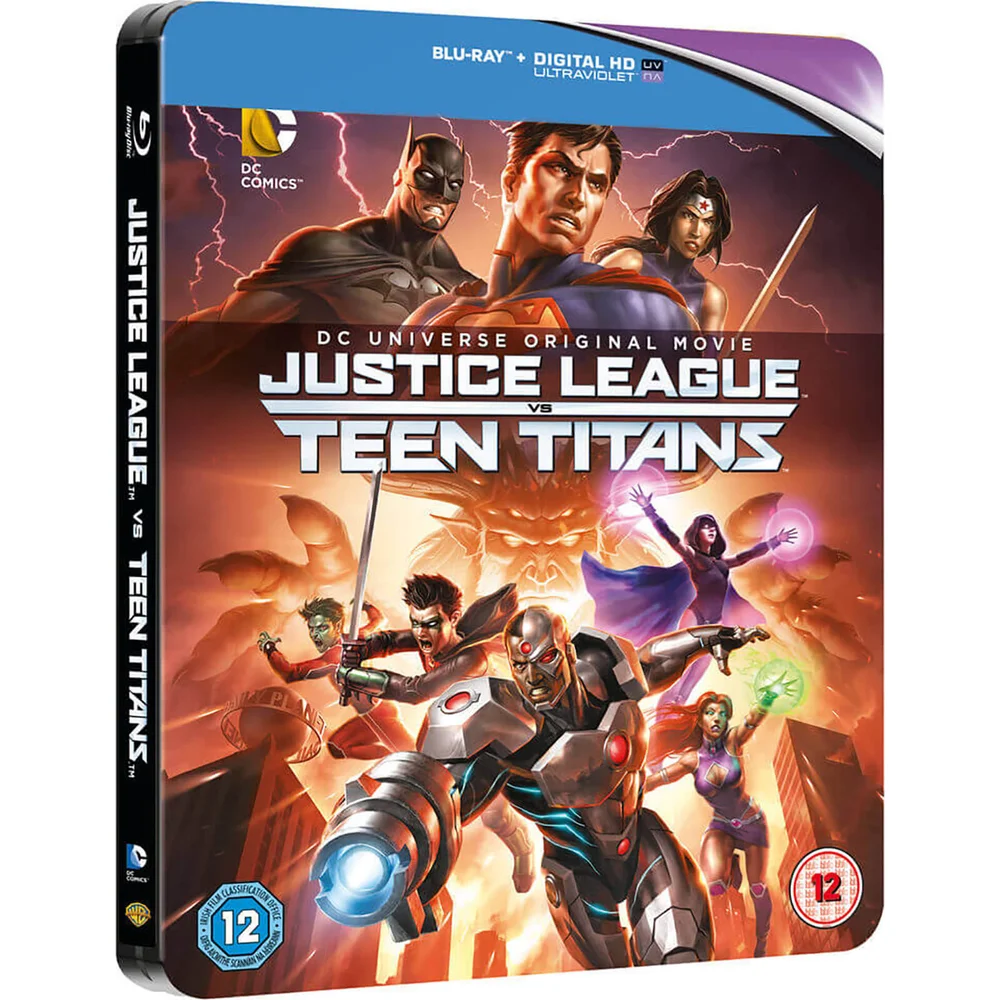 Justice League Vs Teen Titans - Zavvi Exclusive Limited Edition Steelbook (Limited to 1000 Copies) Image 1