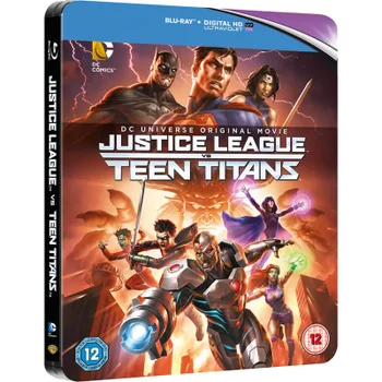 Justice League Vs Teen Titans - Zavvi Exclusive Limited Edition Steelbook (Limited to 1000 Copies)