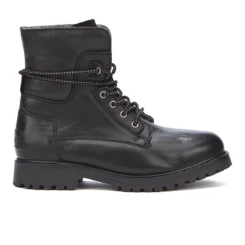 Wrangler Men's Aviator Roll Down Lace Up Boots - Black