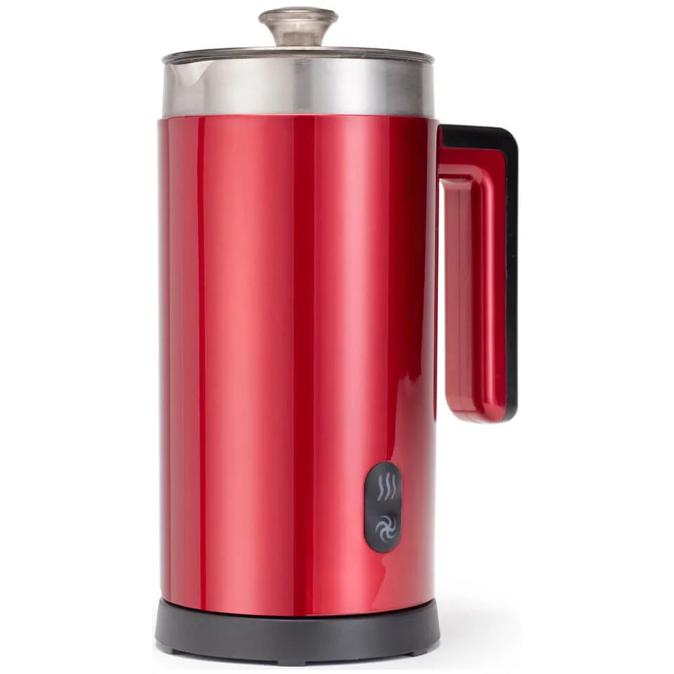 Gourmet Gadgetry Retro Diner Milk Frother and Hot Chocolate Maker - Retro Red - 0.55L Image 1
