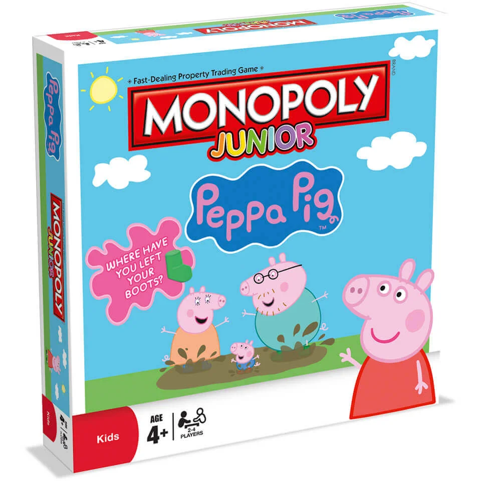 Monopoly Board Game - Peppa Pig Jr. Edition Image 1