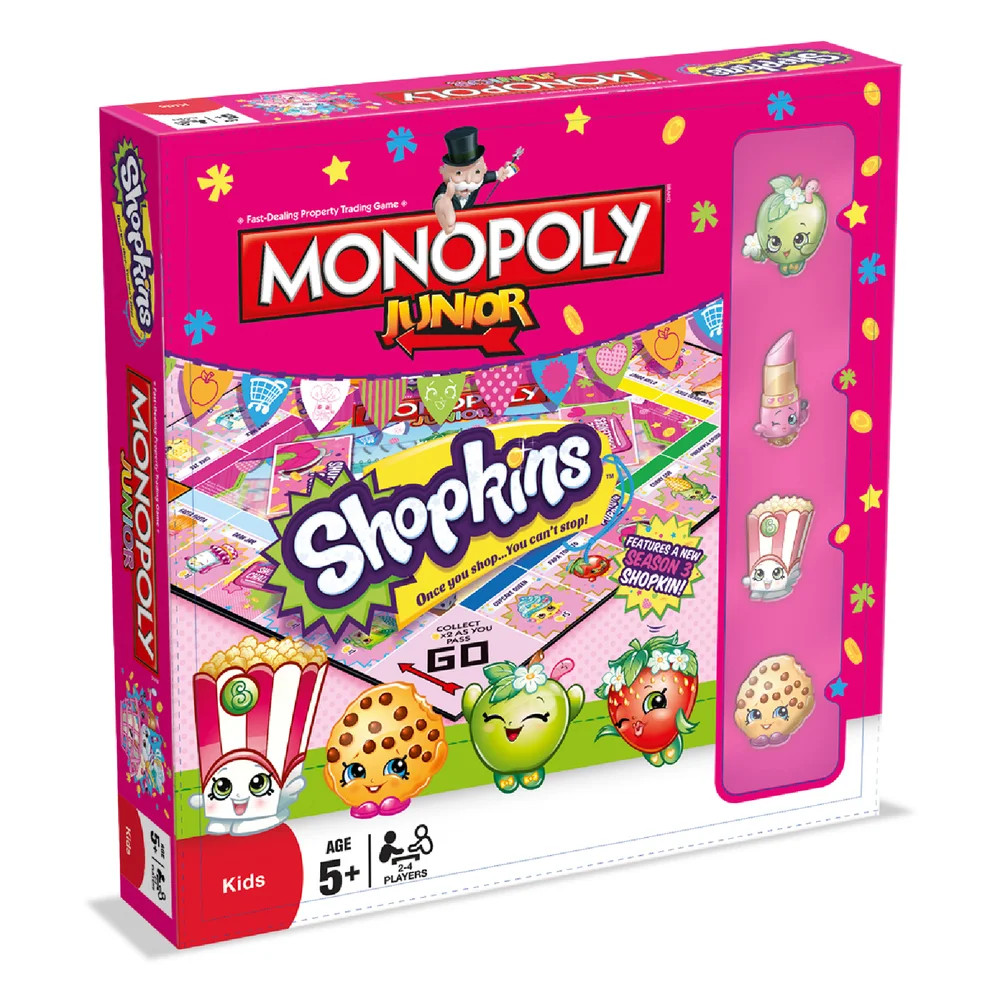 Monopoly Board Game - Shopkins Jr. Edition Image 1