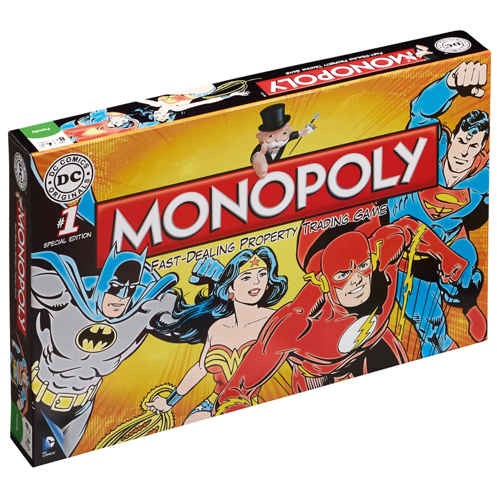 Monopoly Board Game - DC Comics Retro Edition Image 1