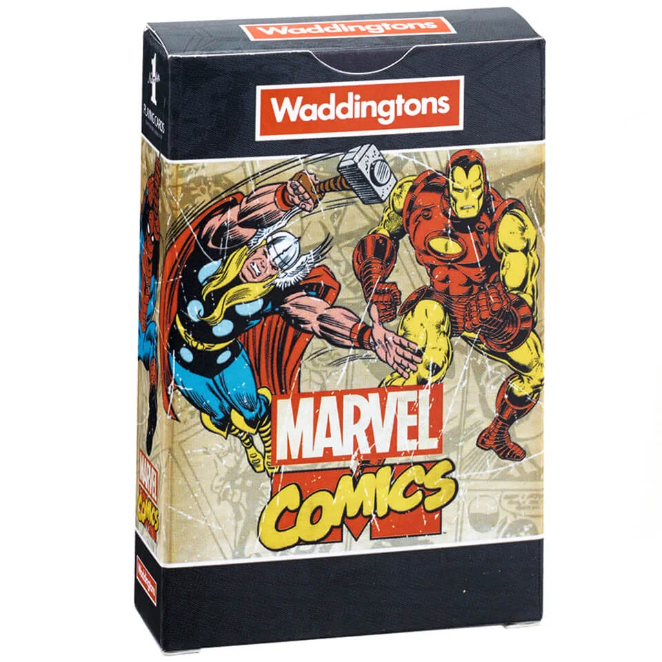 Waddingtons Number 1 Playing Cards - Marvel Comics Retro Edition Image 1