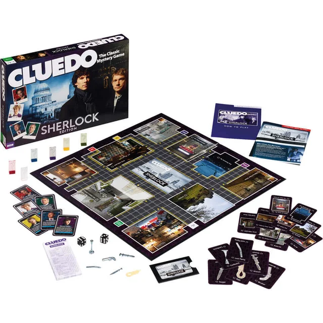 Cluedo Mystery Board Game - Sherlock Edition