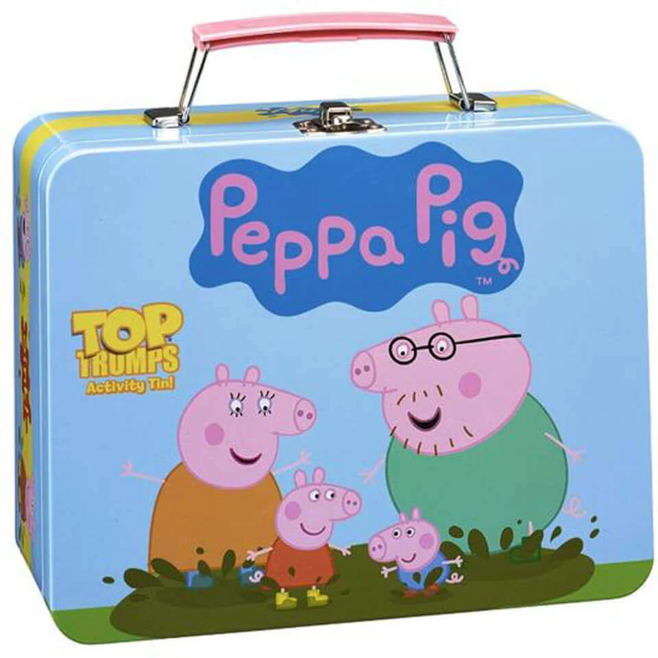 Top Trumps Activity Tin Game - Peppa Pig Edition Image 1