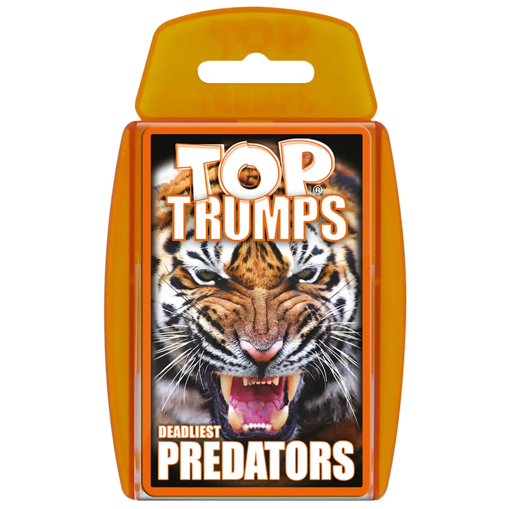 Top Trumps Card Game - Predators Edition Image 1
