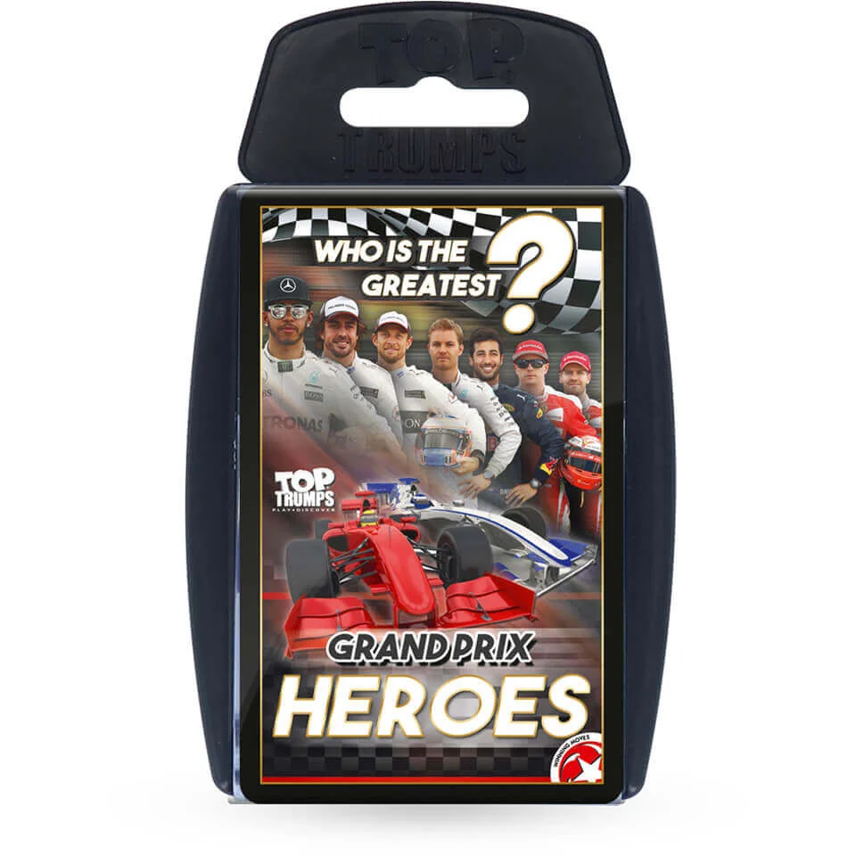 Top Trumps Card Game - Grand Prix Heroes Edition Image 1
