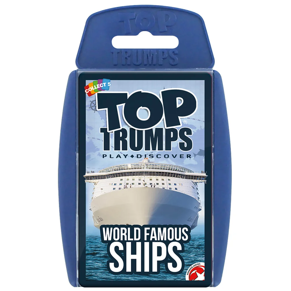 Top Trumps Card Game - World Famous Ships Edition Image 1