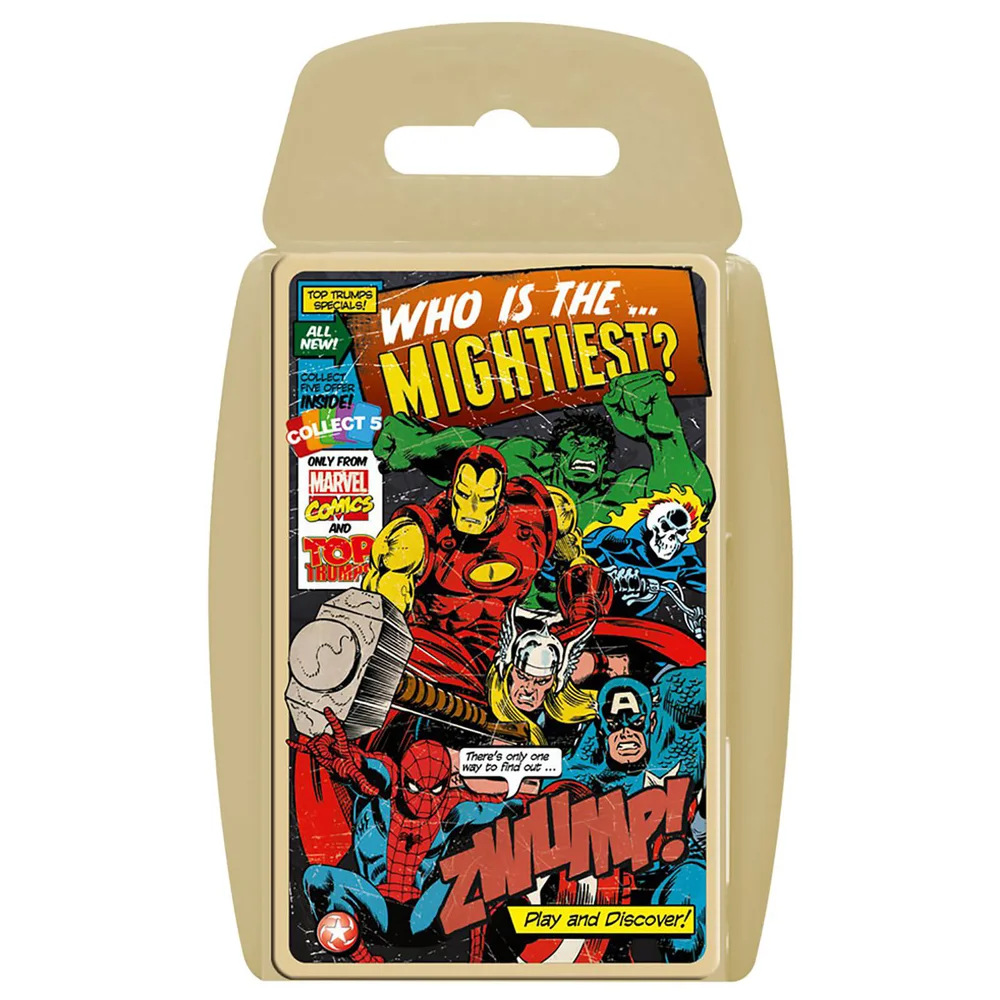 Top Trumps Card Game - Marvel Comics Retro Edition Image 1