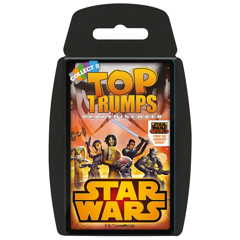 Top Trumps Card Game - Star Wars Rebels Edition Image 1