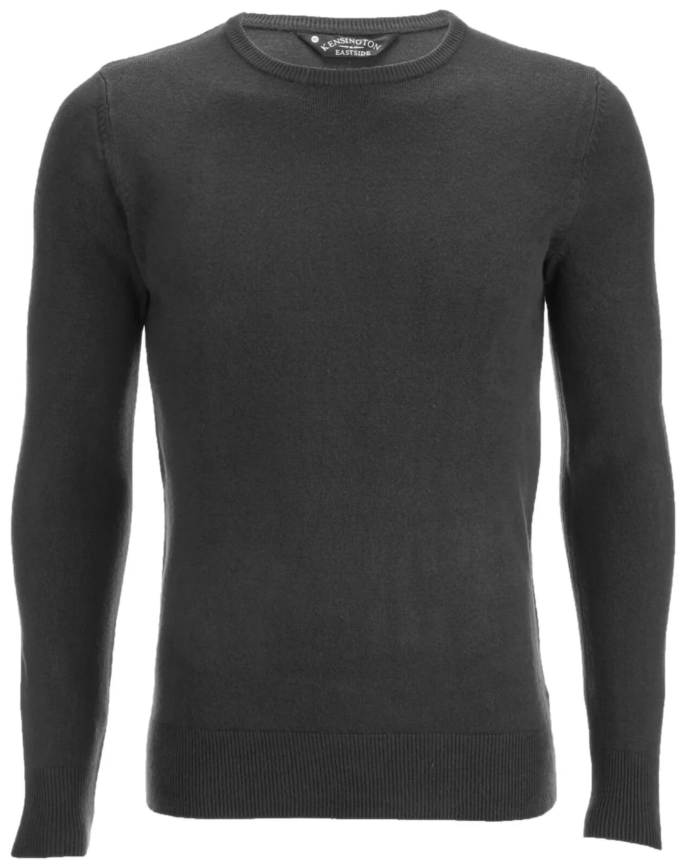 Kensington Eastside Men's Balint Crew Neck Jumper - Charcoal - M - Grey Image 1
