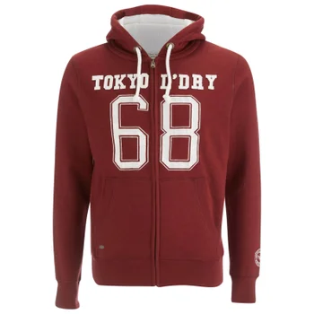 Tokyo Laundry Men's Goodlow Zip Through Hoody - Oxblood