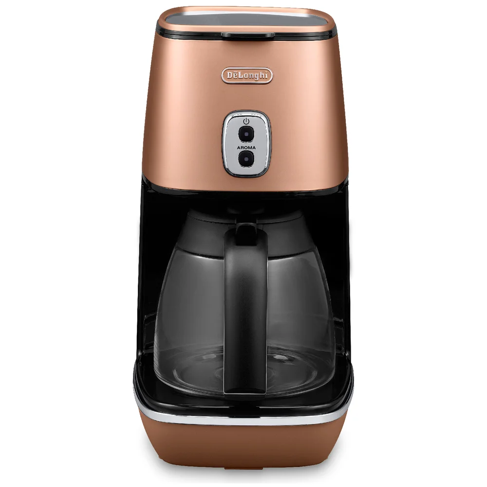 De'Longhi ICMI211.CP Distinta Filter Coffee Maker - Matt Copper Image 1