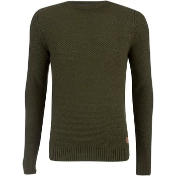 Threadbare Men's Sedley Waffle Jumper - Barbour