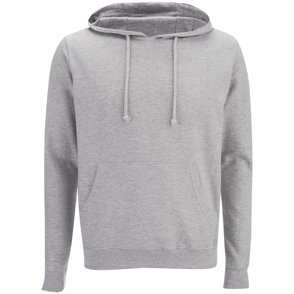 Brave Soul Men's Clarence Hoody - Grey Marl - S - Grey Image 1