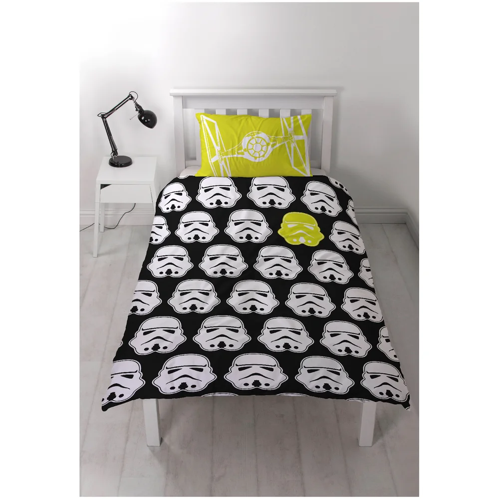 Star Wars Classic Stormtrooper Panel Duvet Set - Double Image 1