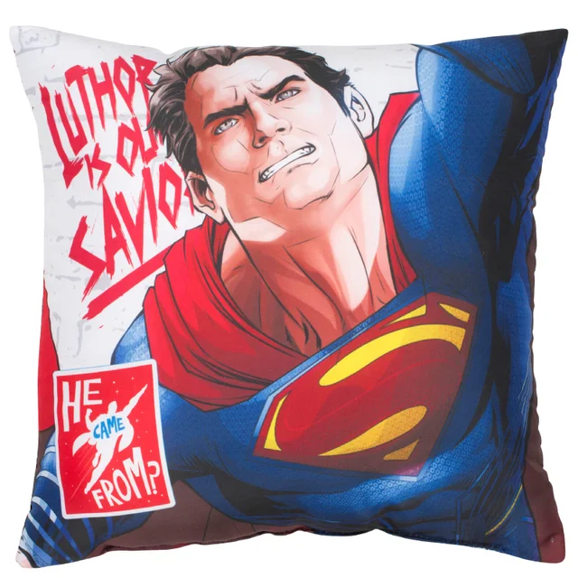 Batman v Superman Clash Reversible Square Cushion - 40 x 40cm
