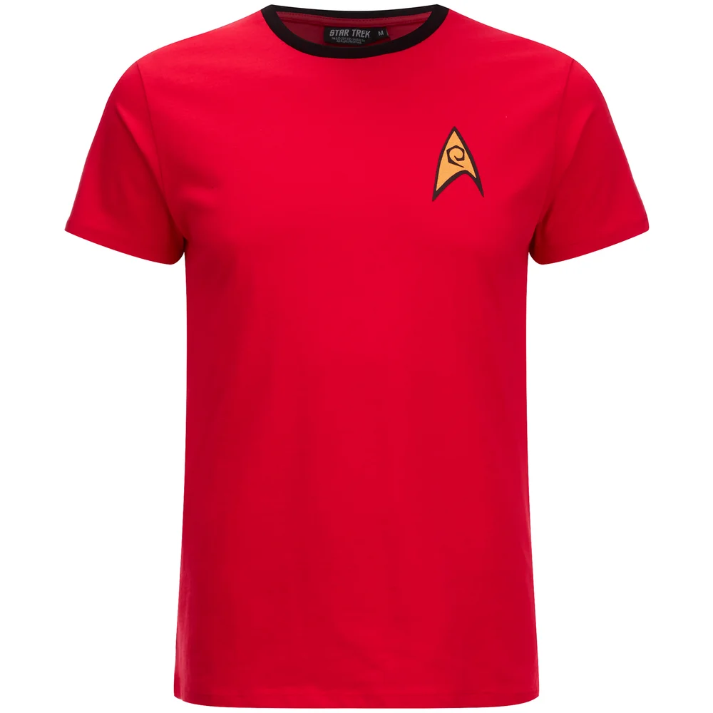 Star Trek Men's Command Uniform T-Shirt - Red - S - Red Image 1