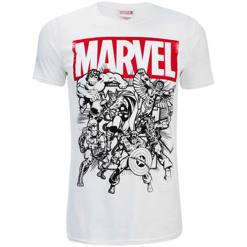Marvel Men's Collection T-Shirt - White - S - White Image 1