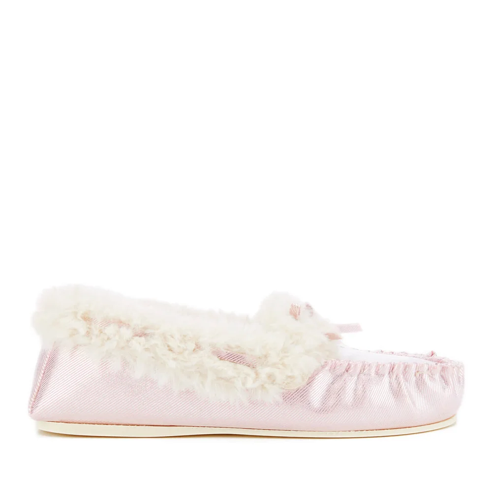 Dunlop Women's Amaline Moccasin Slippers - Lilac - UK 3 - Purple Image 1