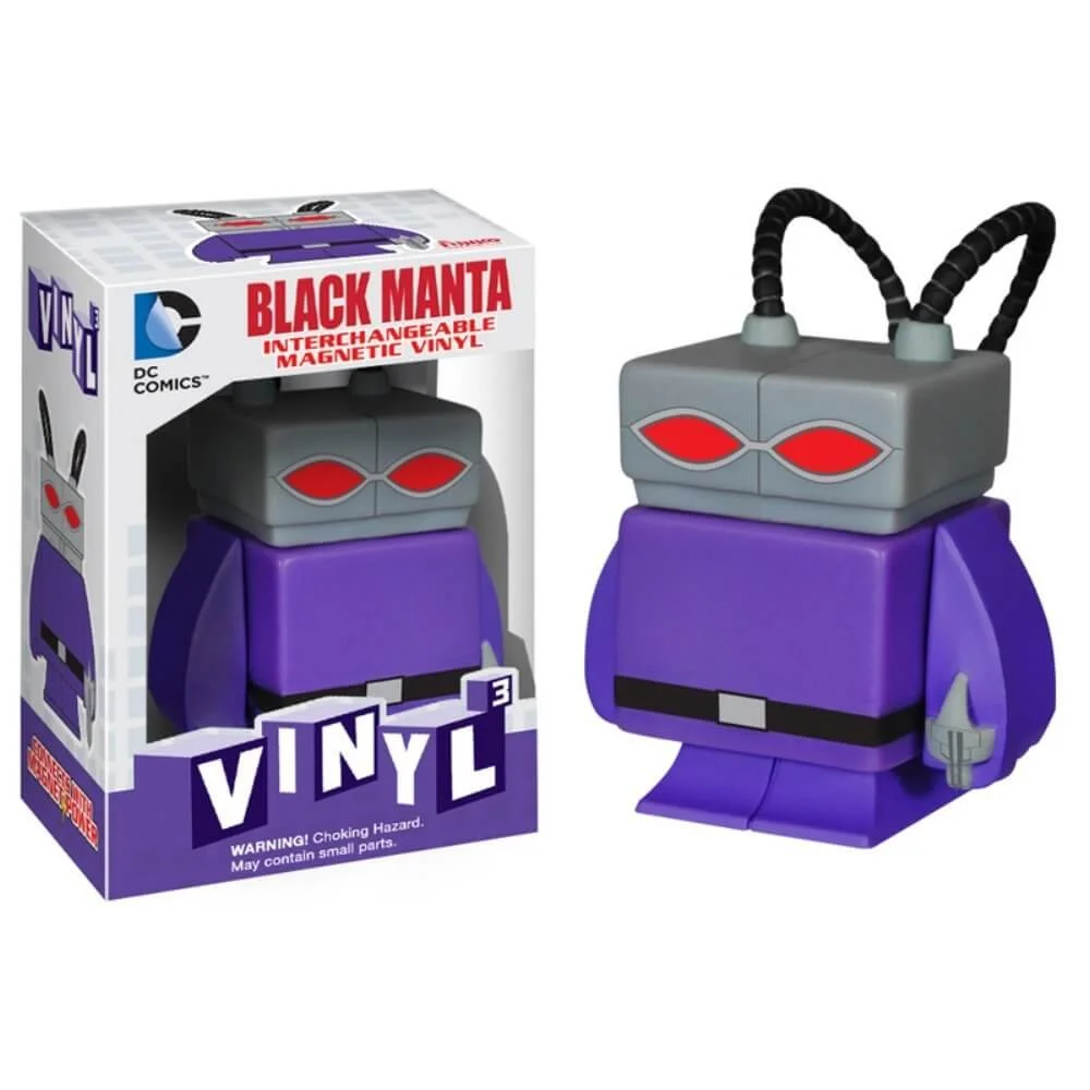 Black Manta DC Comics 3 Interchangeable Magnetic Vinyl Figure Image 1