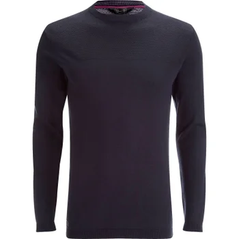 Dissident Men's Stelios Crew Neck Jumper - Dark Navy