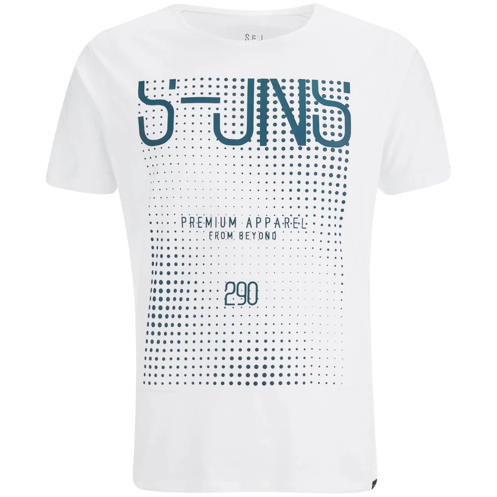 Smith & Jones Men's Cenotaph Print T-Shirt - White - S - White Image 1