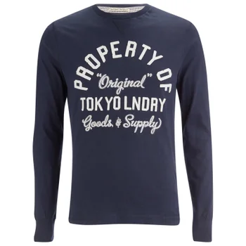 Tokyo Laundry Men's Rowe Creek Long Sleeve Top - Dress Blue