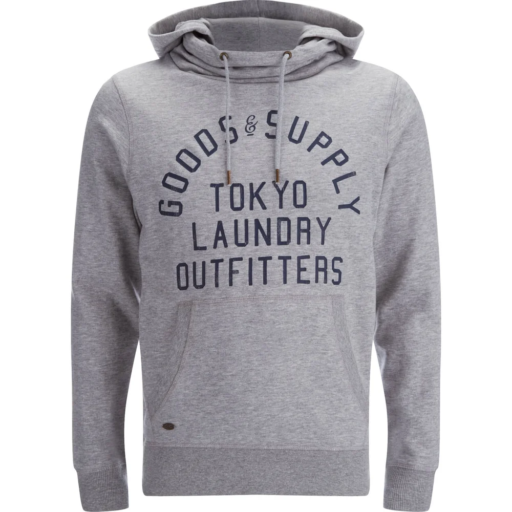 Tokyo Laundry Men's Franklin Valley Hoody - Light Grey Marl - S - Grey Image 1