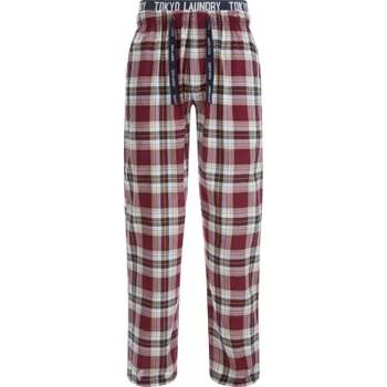 Tokyo Laundry Men's Clissold Poplin Check Lounge Pants - Oxblood