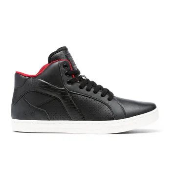 Crosshatch Men's Berkane High Top Trainers - Black