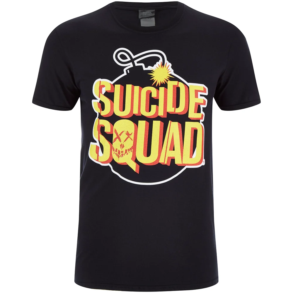 DC Comics Men's Suicide Squad Bomb T-Shirt - Black - S Image 1