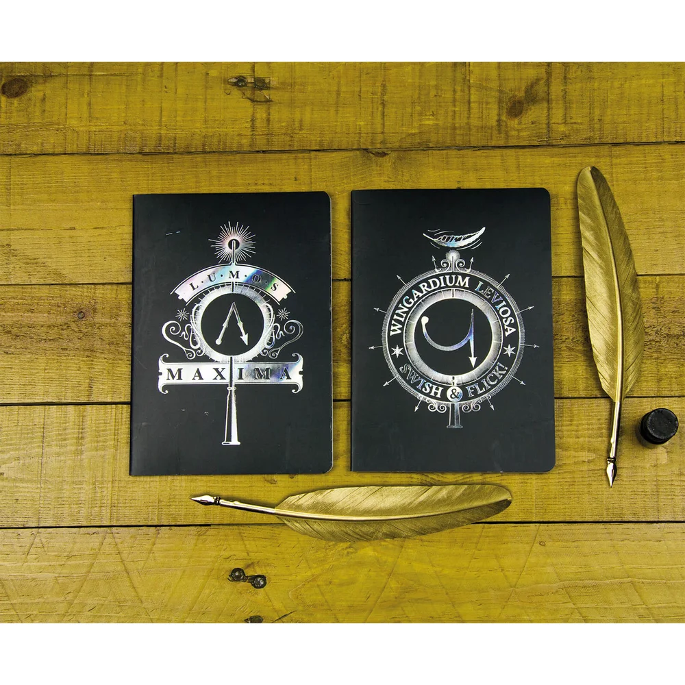 Harry Potter Notebooks (Set of 2) Image 1