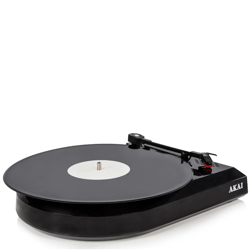 Akai A60008 USB Turntable - Black Image 1
