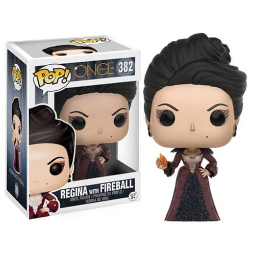 Once Upon A Time Regina with Fireball Pop! Vinyl Figure Image 1