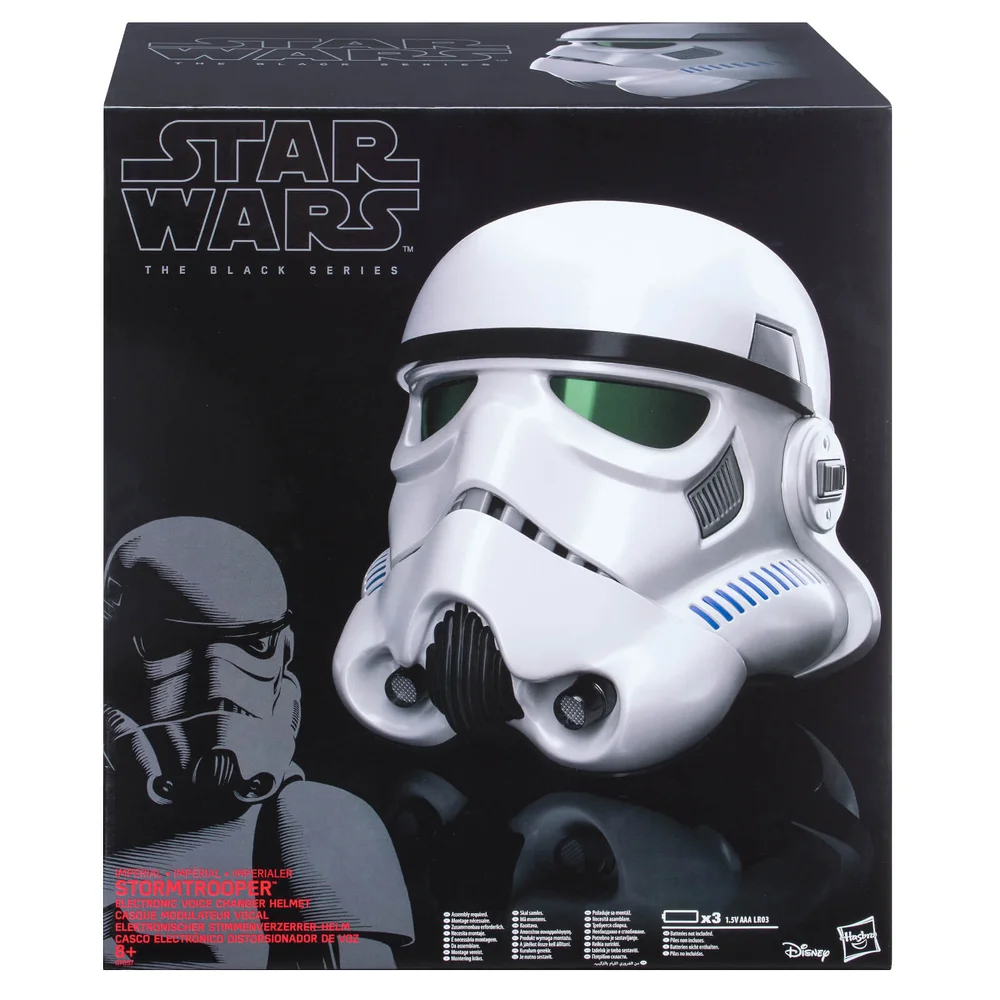 Hasbro Black Series Star Wars Stormtrooper Voice Changer Helmet Prop Replica Image 1
