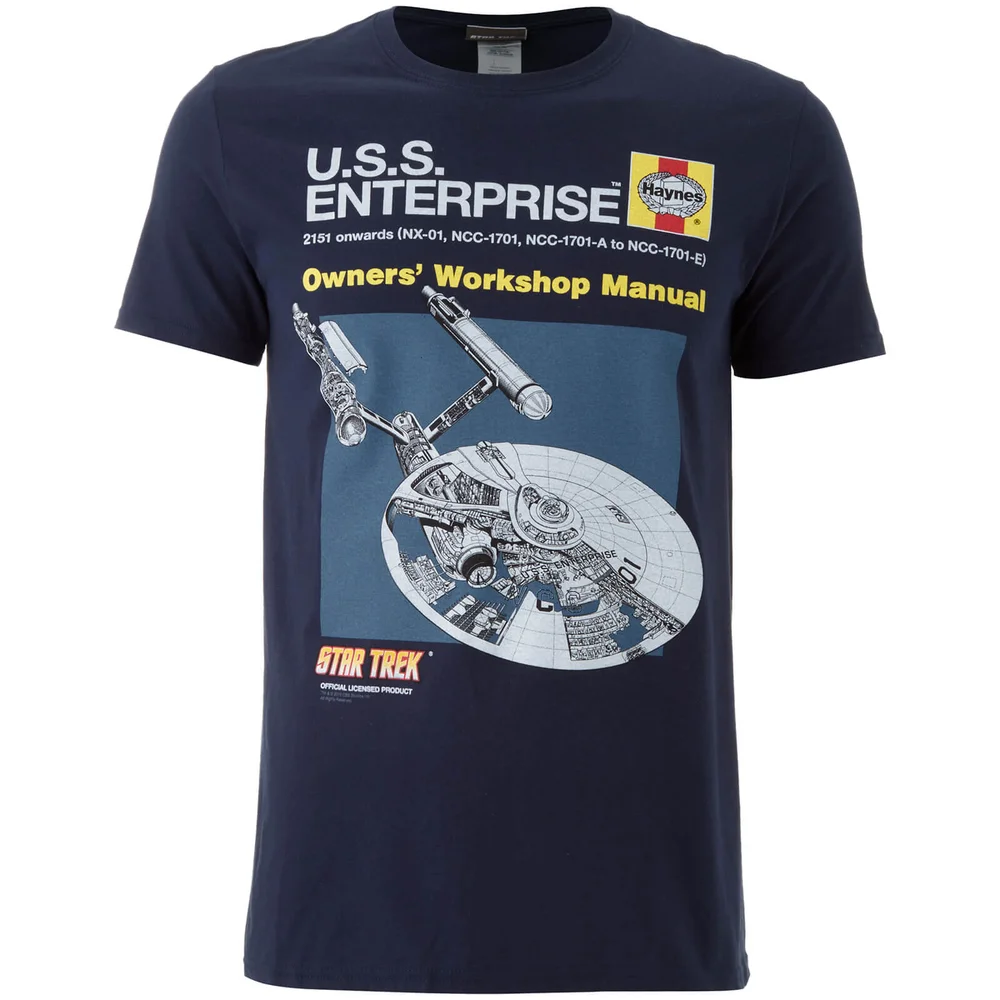 Star Trek Men's Original Enterprise T-Shirt - Black - S - Black Image 1