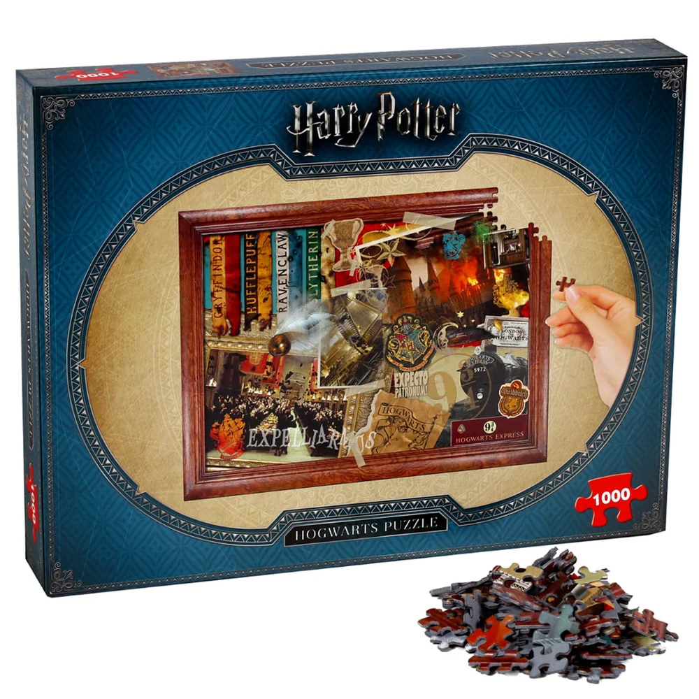 1000 Piece Jigsaw Puzzle - Harry Potter Hogwarts Edition Image 1