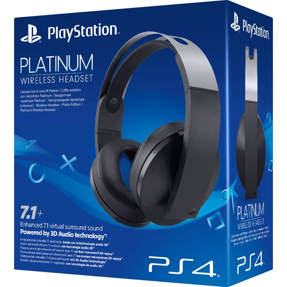 Sony PlayStation 4 Platinum Wireless Headset Image 1