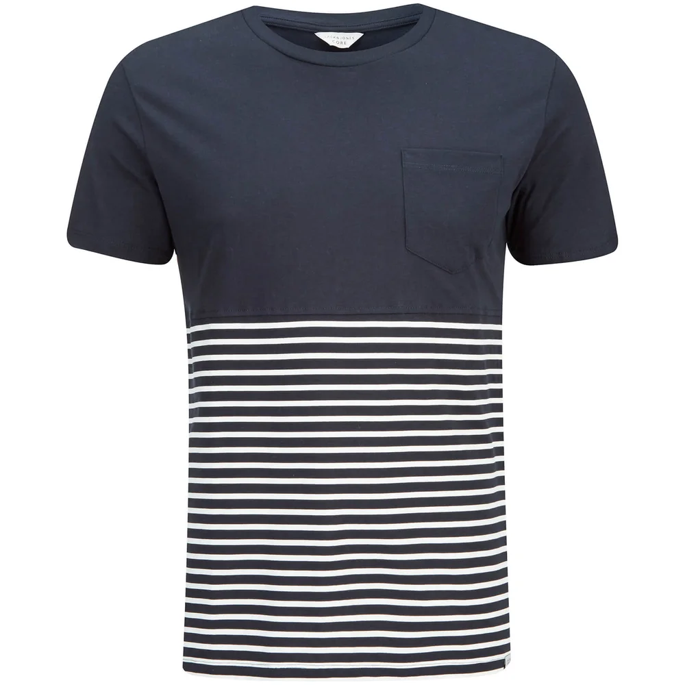 Jack & Jones Men's Core Wise T-Shirt - Navy Blazer - S - Black Image 1