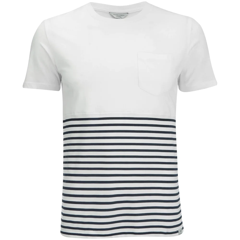 Jack & Jones Men's Core Wise T-Shirt - White - S - White Image 1