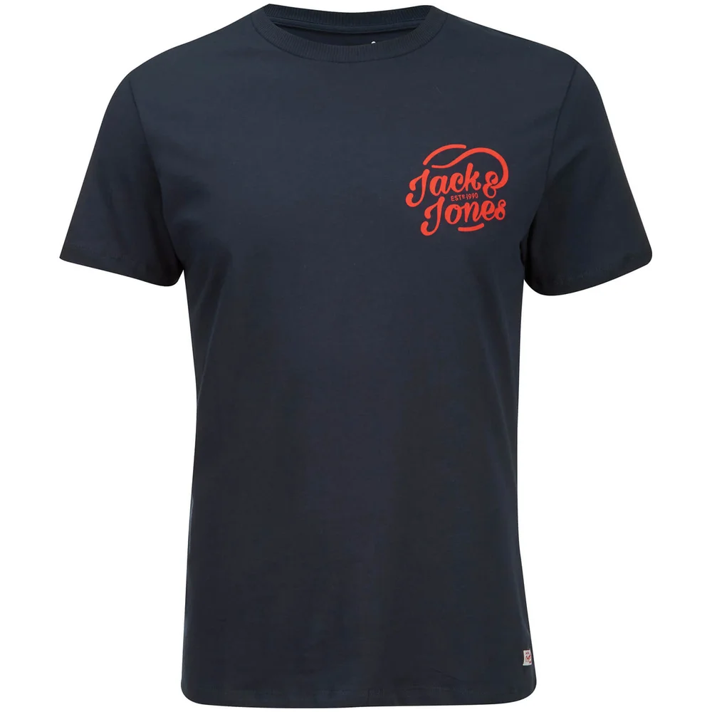 Jack & Jones Originals Men's Freebie T-Shirt - Navy Blazer - S - Blue Image 1